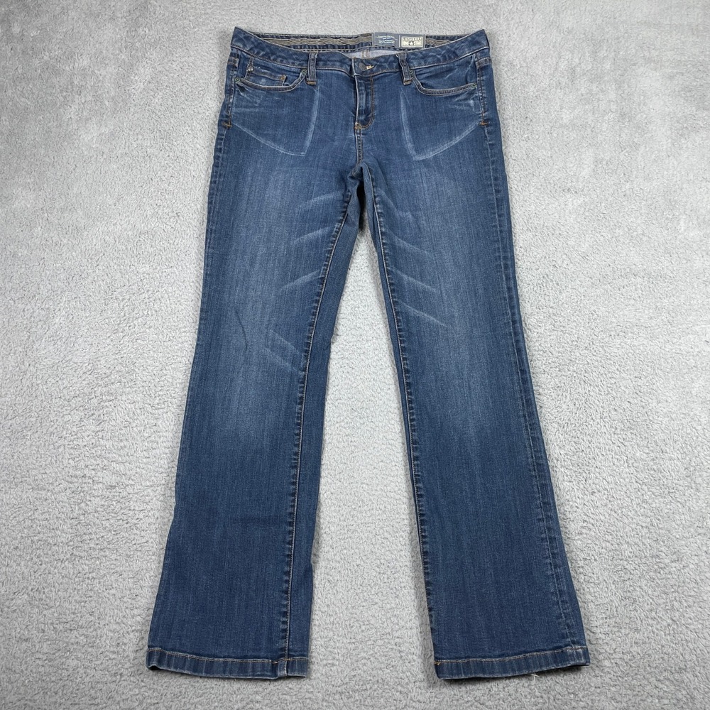 Converse One Star Bootcut Jeans‎ Womens 12 (Fits 34x31) Blue Stretch Denim